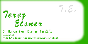 terez elsner business card